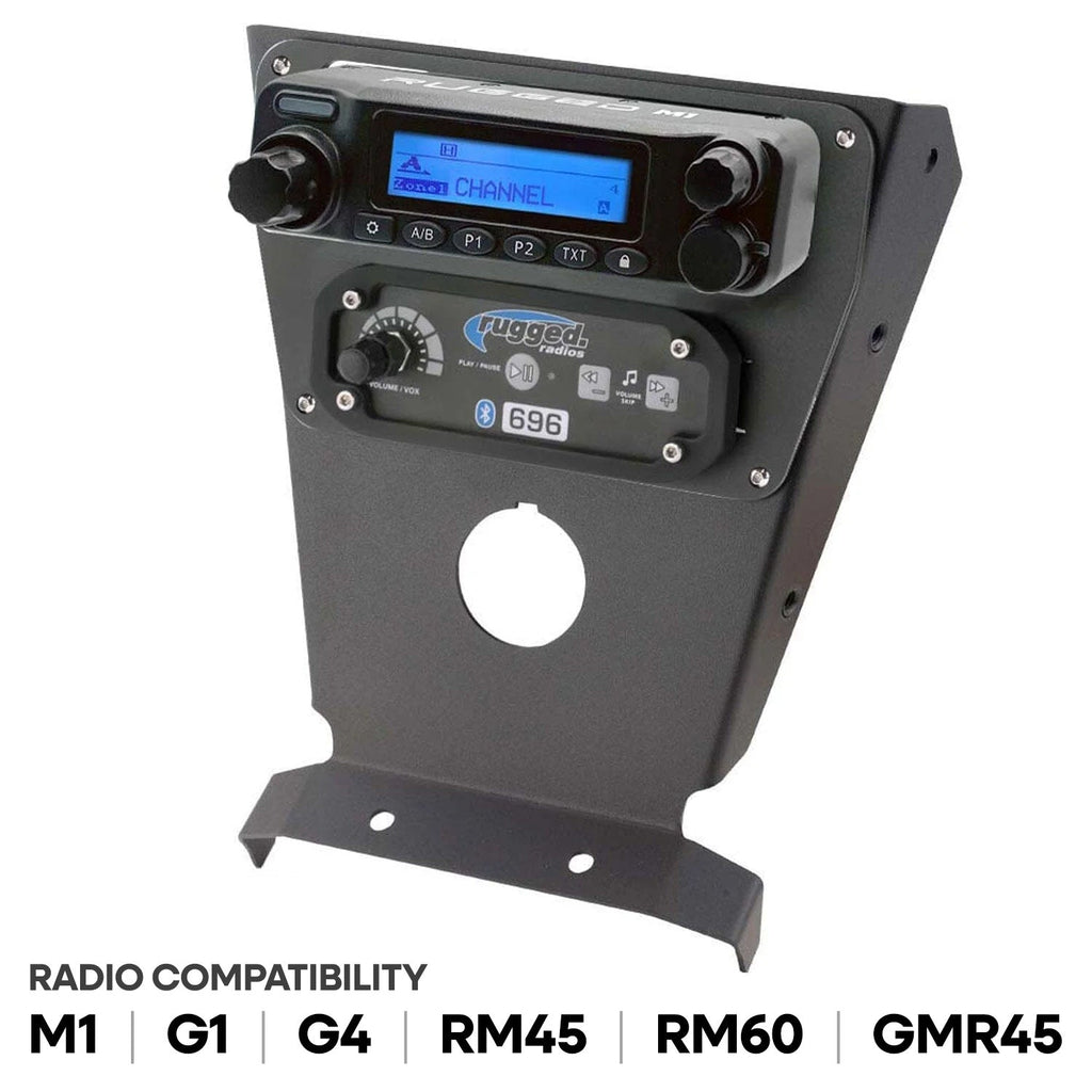 X3 Multi Mount Kit for Rugged UTV Intercoms and Radios - Rugged M1/G1/G4/RM45/RM60/GMR45 with Switch Holes
