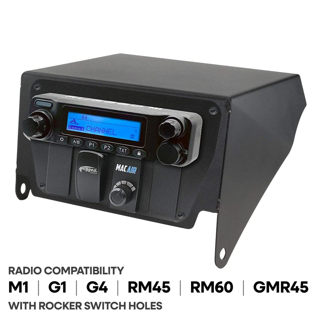 X3 Multi-Mount Kit - Top Mount - for Rugged UTV Intercoms and Radios - Rugged RDM