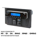 Polaris XP1 Mount Kit for Rugged Radios and Intercom - Kenwood TK7360