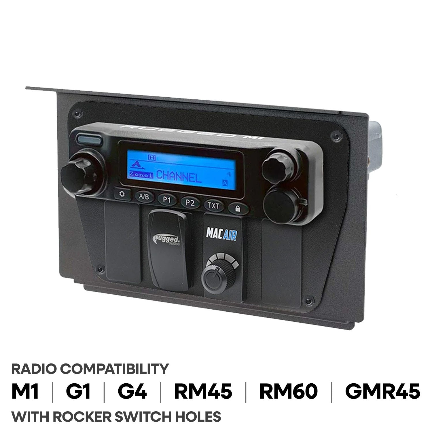 Polaris XP1 Mount Kit for Rugged Radios and Intercom - Kenwood TK7360
