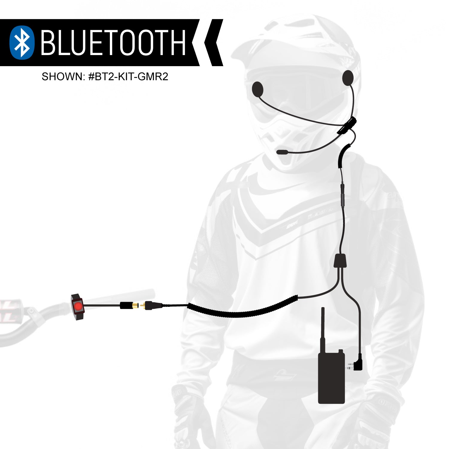CONNECT BT2 Bluetooth Moto Kit with Radio - Without Radio