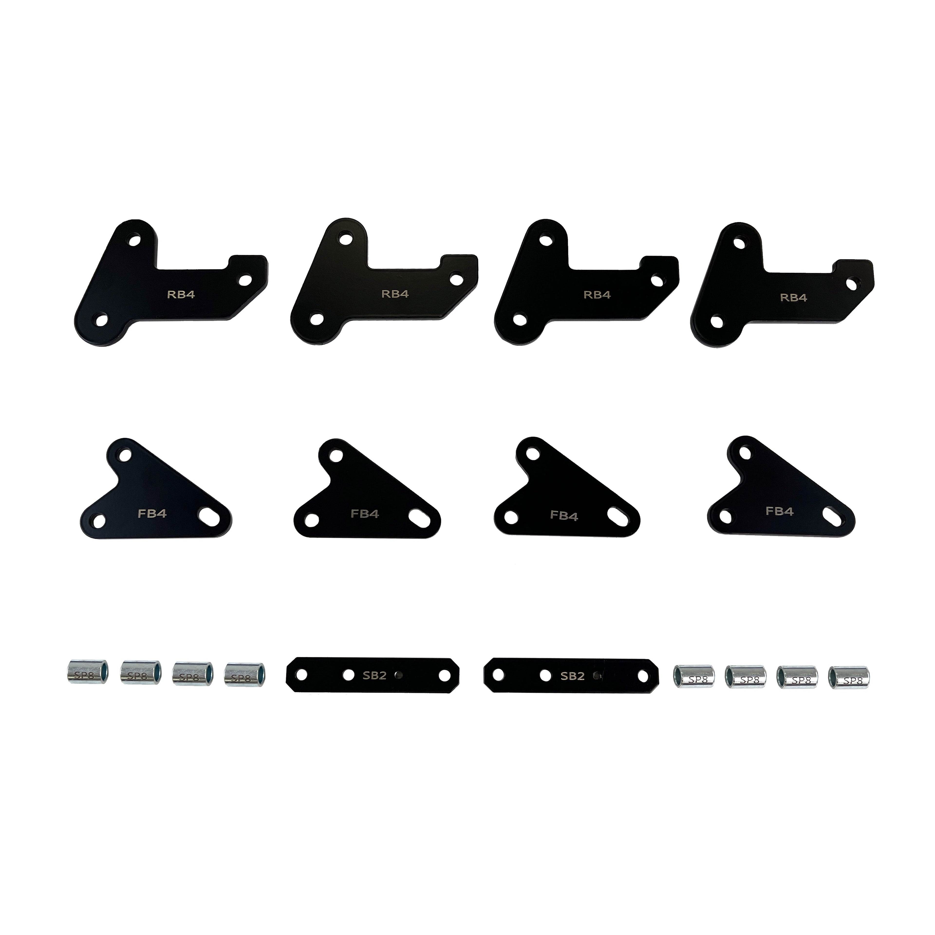 20132019 Polaris Ranger 900/Diesel/570/1000  Heavy Duty Bracket Lift Kit