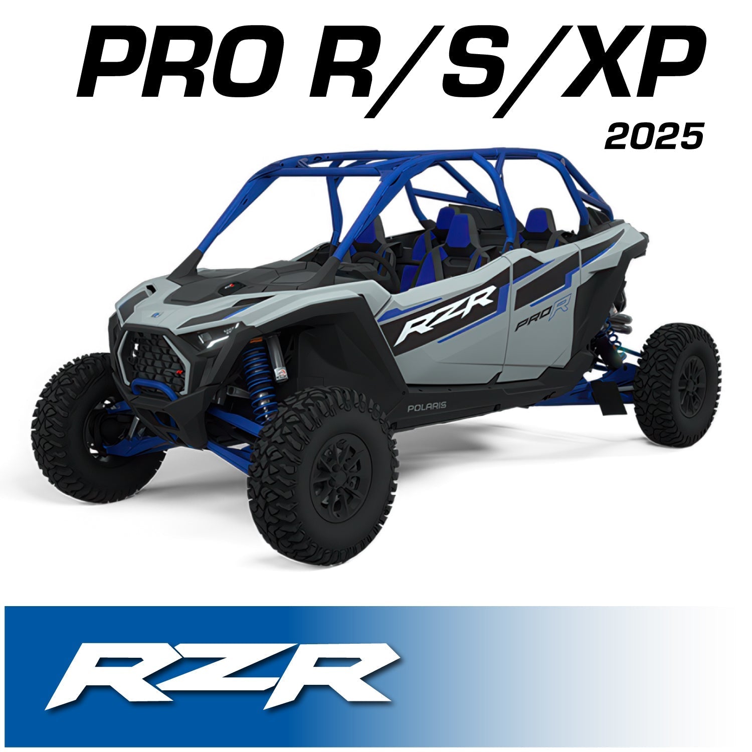 2025 Polaris RZR Pro XP Pro R and Pro S - Complete Communication Kit with Bluetooth Intercom and 2-Way Radio - STX Stereo Remote Head / M1 VHF Business Band