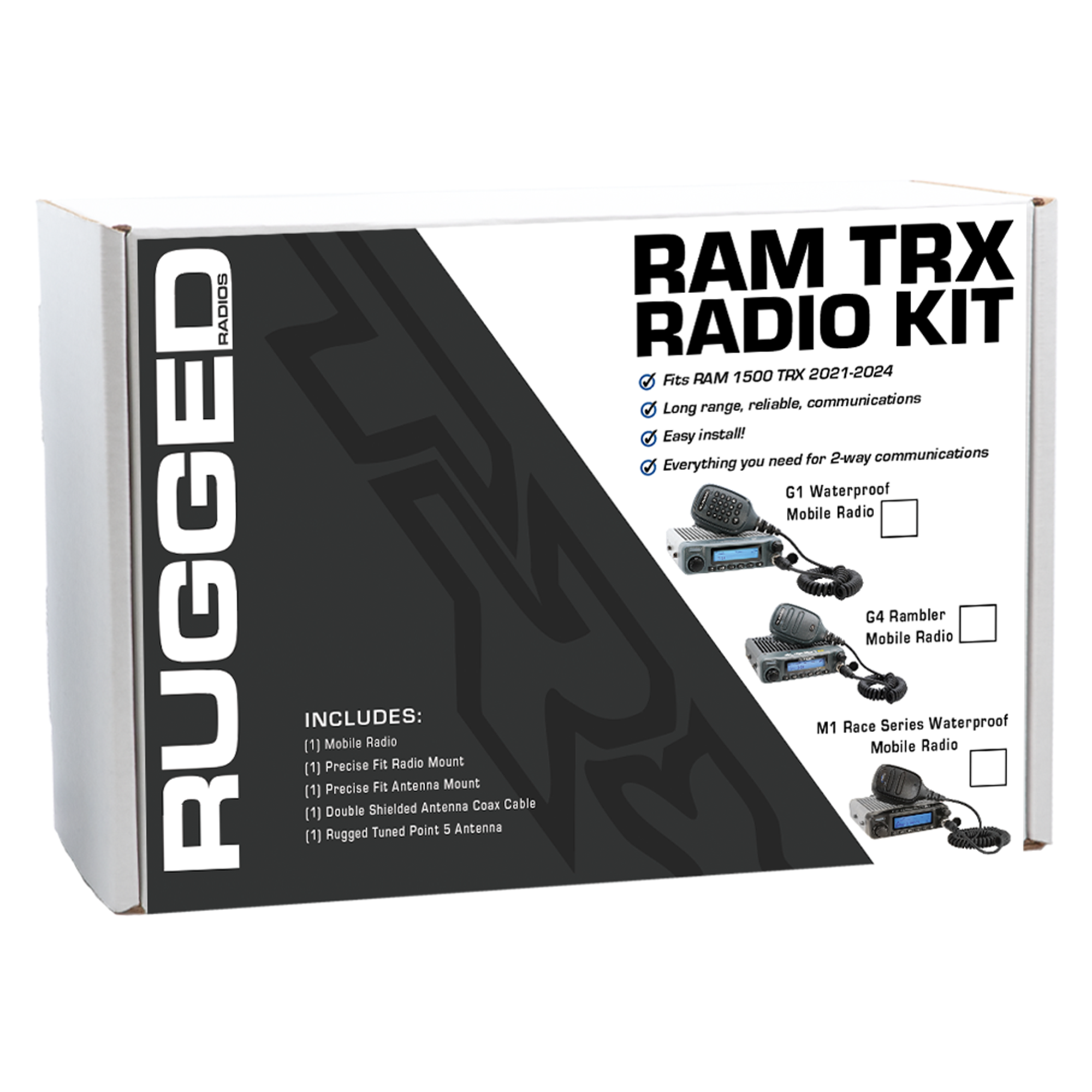 TRX Two-Way Mobile Radio Kit - M1-V - Business Band VHF