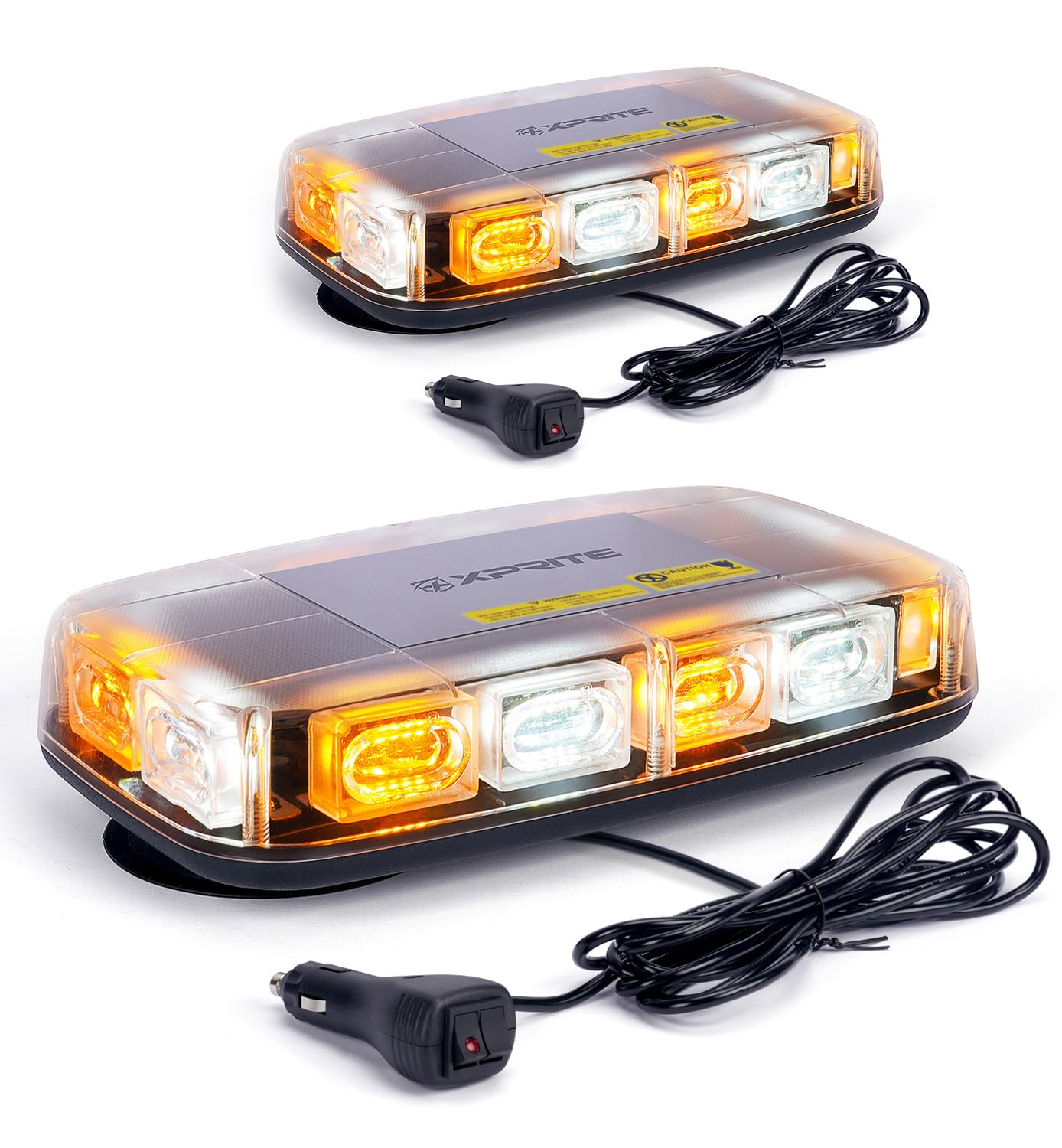 Mini LED Rooftop Strobe Light Bar with Magnetic Base | Blaze Series