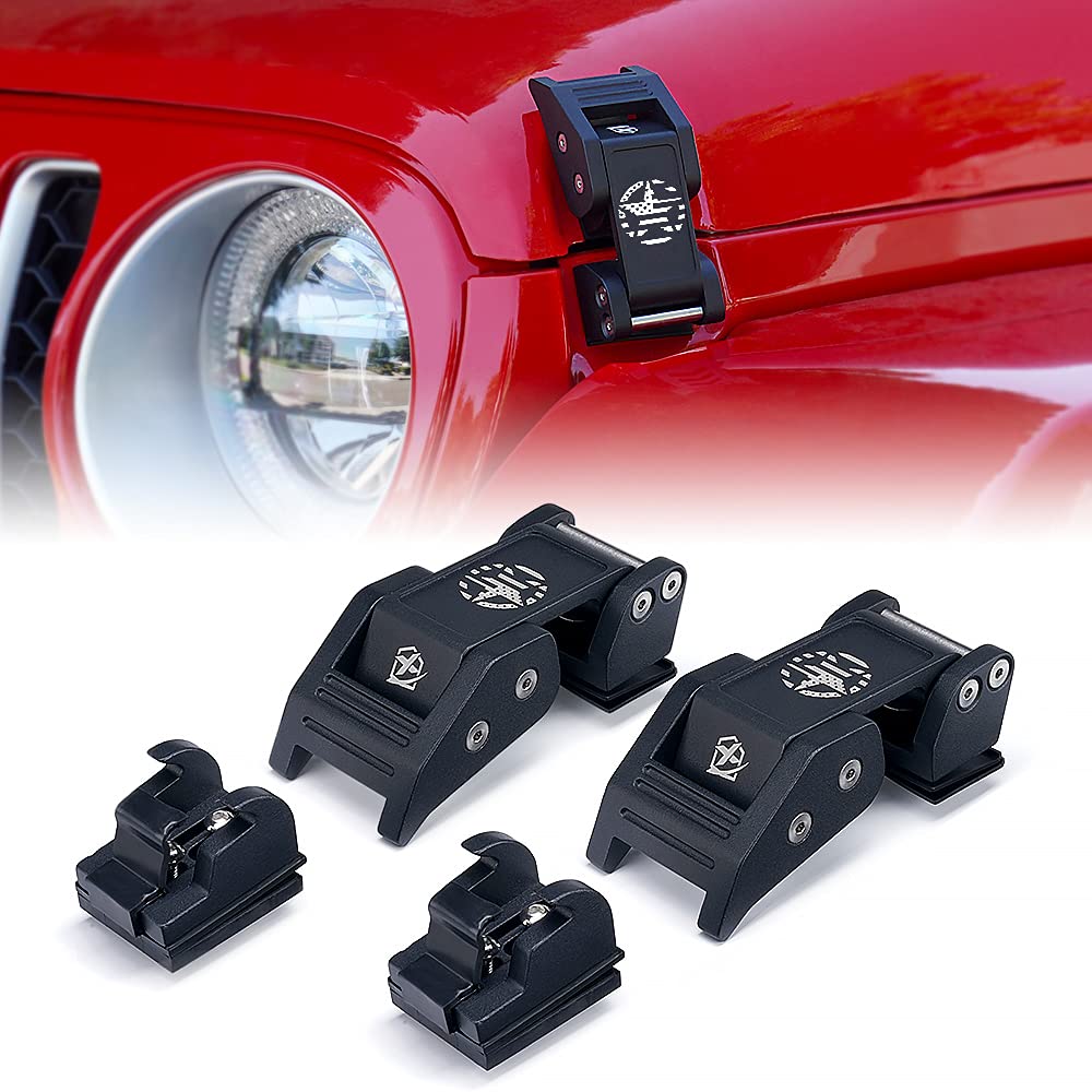 Xprite Wrangler Aluminum Hood Latch with Star