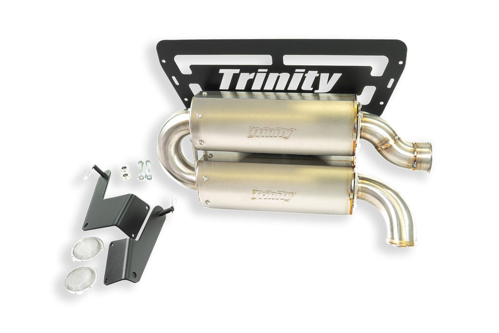 POLARIS XPEDITION SINGLE MUFFLER EXHAUST - QUIET SLIP ON