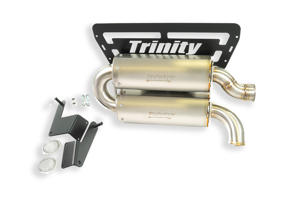POLARIS XPEDITION SINGLE MUFFLER EXHAUST - QUIET SLIP ON