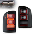 LED II Tail Lights Assembly With Red Turn Signal Clear For 2007-2013 Silverado 1500 2500HD 3500HD 2007-2010 GMC Sierra 1500 2500HD 3500HD