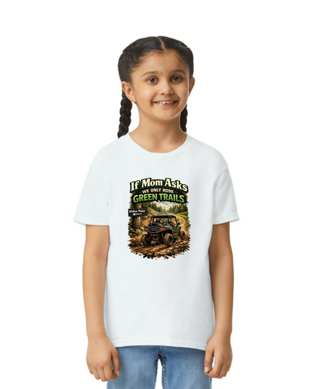 TTN | If Mom Asks, We Rode Green Trails Youth Tee