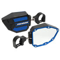 Side View Mirrors 2 Clamp Polaris Blue