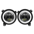 9 Inch LED Headlights with DRL Halo Ring for Jeeps Wrangler JL 2018-2024（DOT Approved）