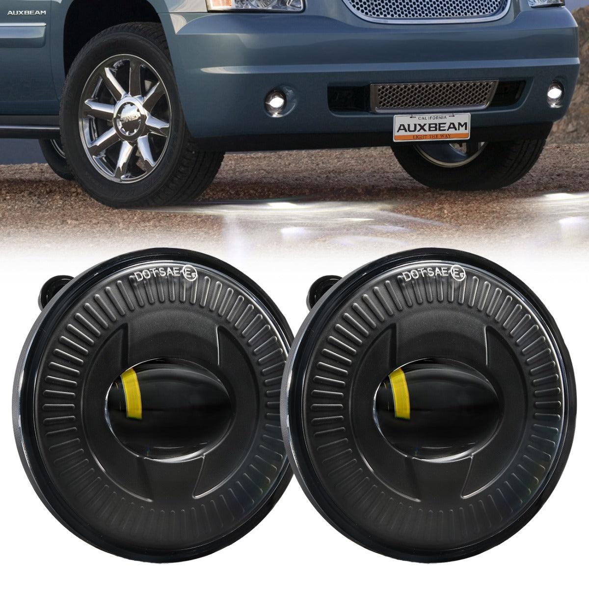 (2pcs/set) 24W Round Black LED Fog Lights 5202 for ()