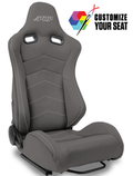 Touring Reclining Seats, Black Suede (Pair)