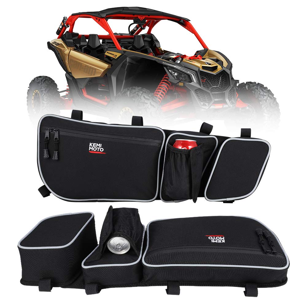 Kemimoto Door Storage Bags with Removable Knee Pad Maverick X3