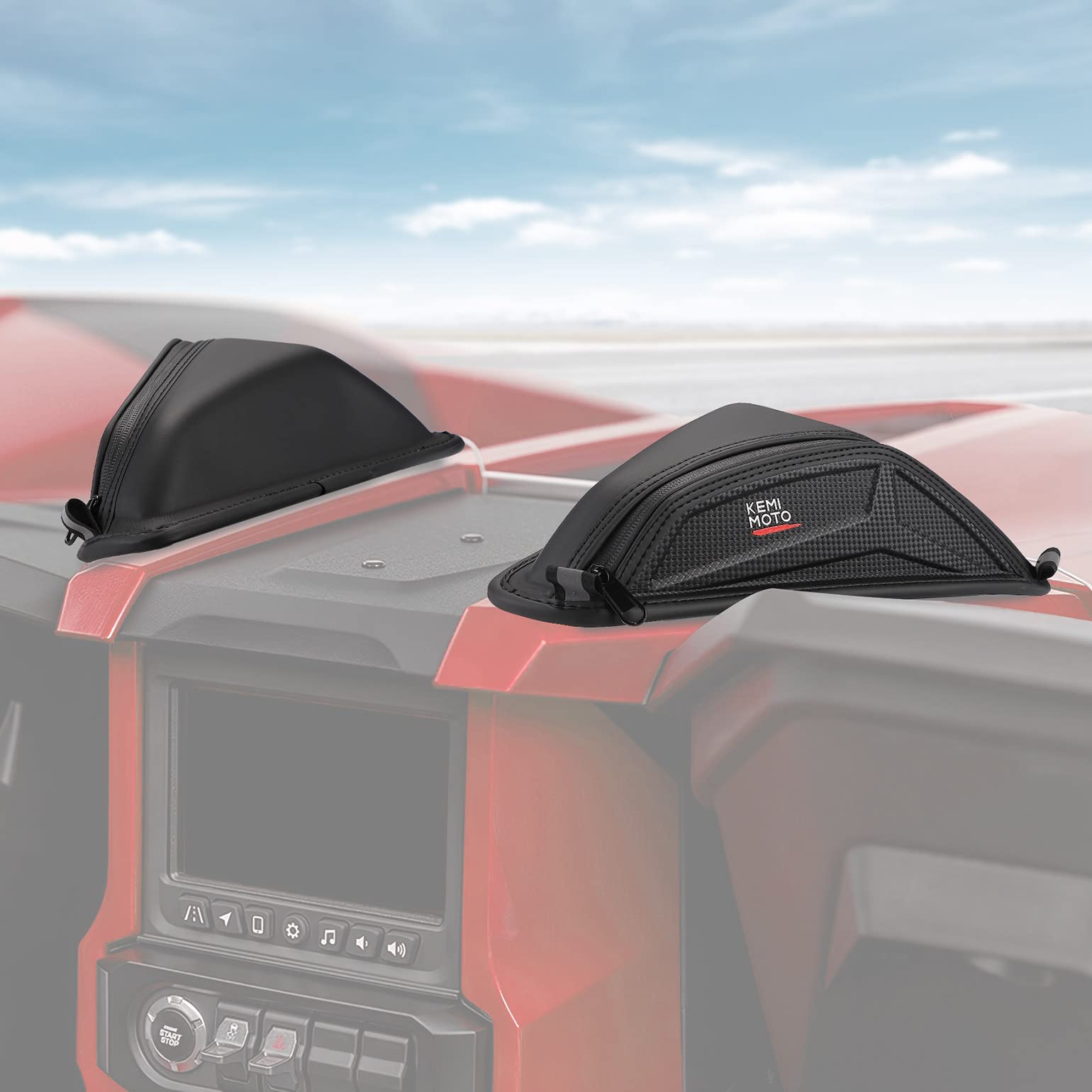 Kemimoto Dashboard Storage Bags Polaris Slingshot SL/S/LE/SLR/GT