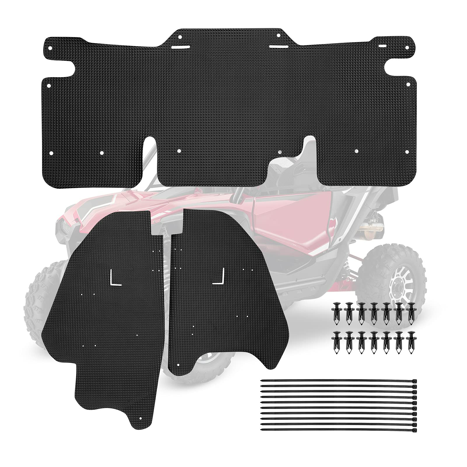 Kemimoto Mud Guard Fit Honda Talon 1000R/ 1000X ( 3 pcs )