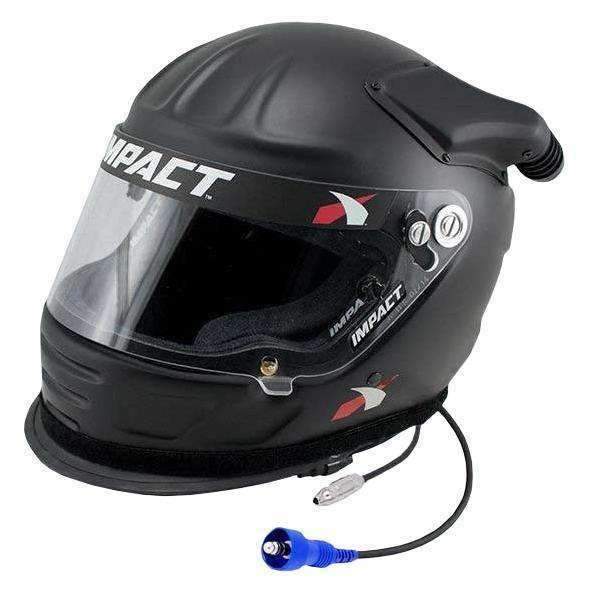 Impact RACE Offset Air Draft OS20 Helmet With OFFROAD Wired Helmet Kit - Medium