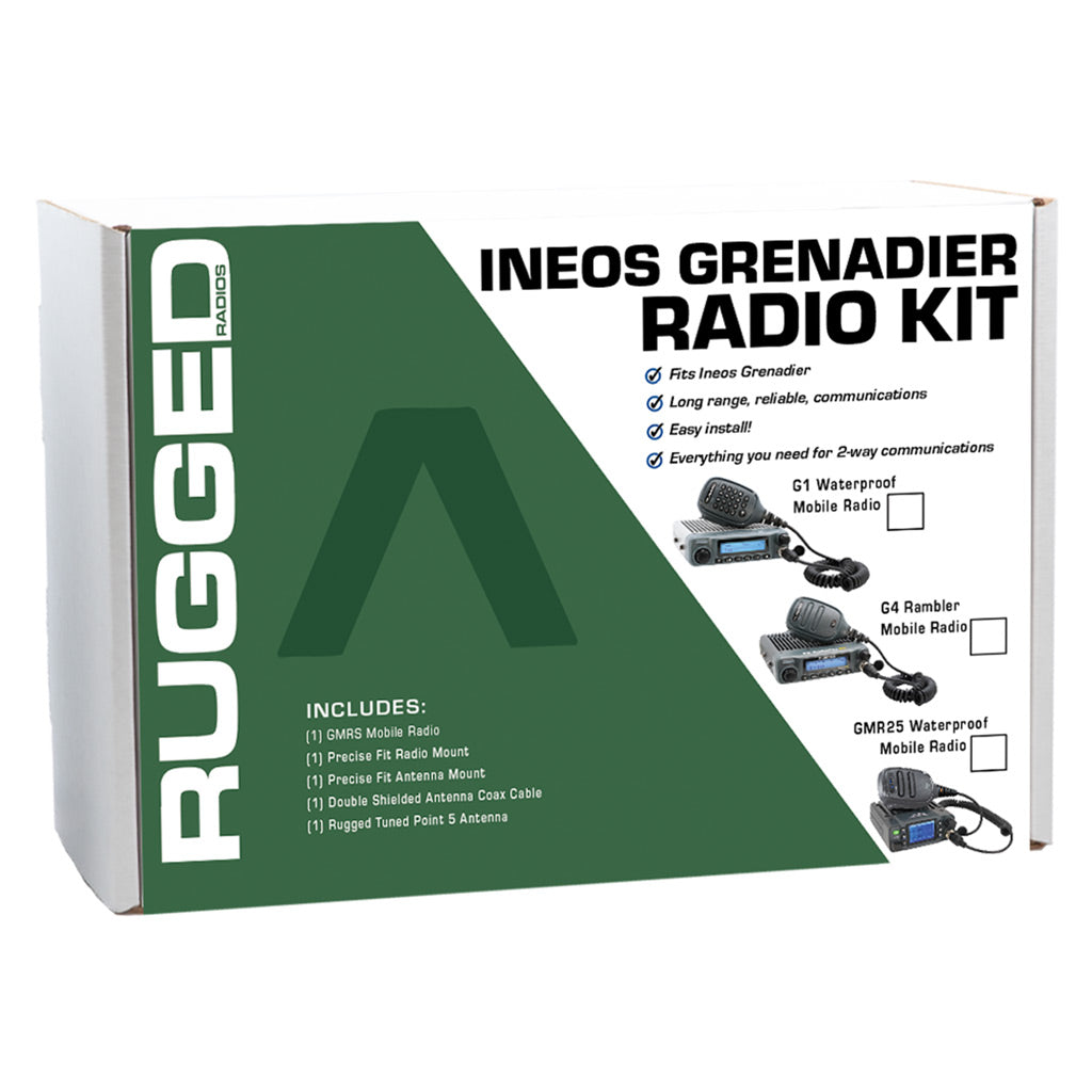 INEOS Grenadier Two-Way GMRS Mobile Radio Kit - G1 Waterproof