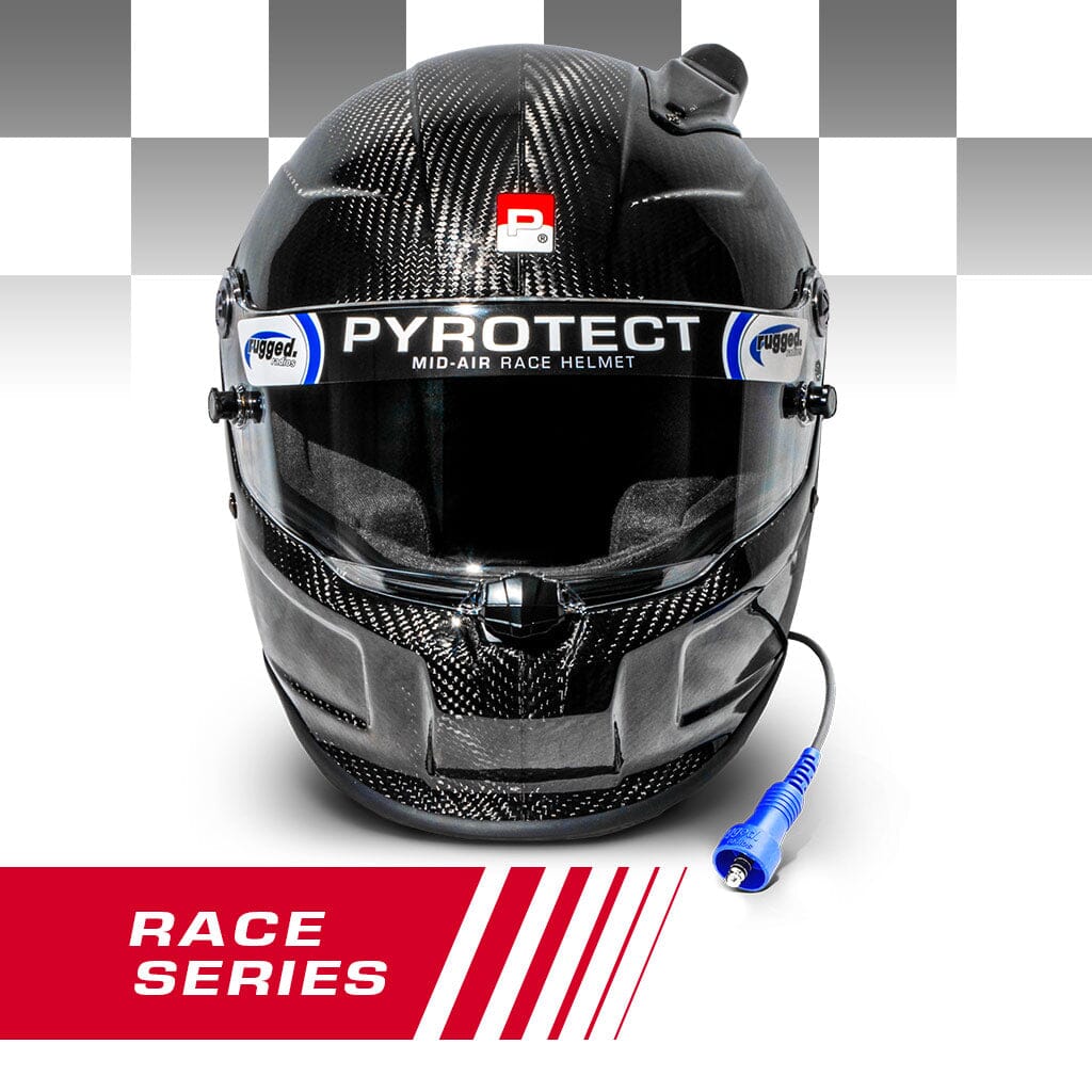 Pyrotect RACE Pro Airflow Mid Forced Air 3K Carbon SA2020 Wired OFFROAD - Medium