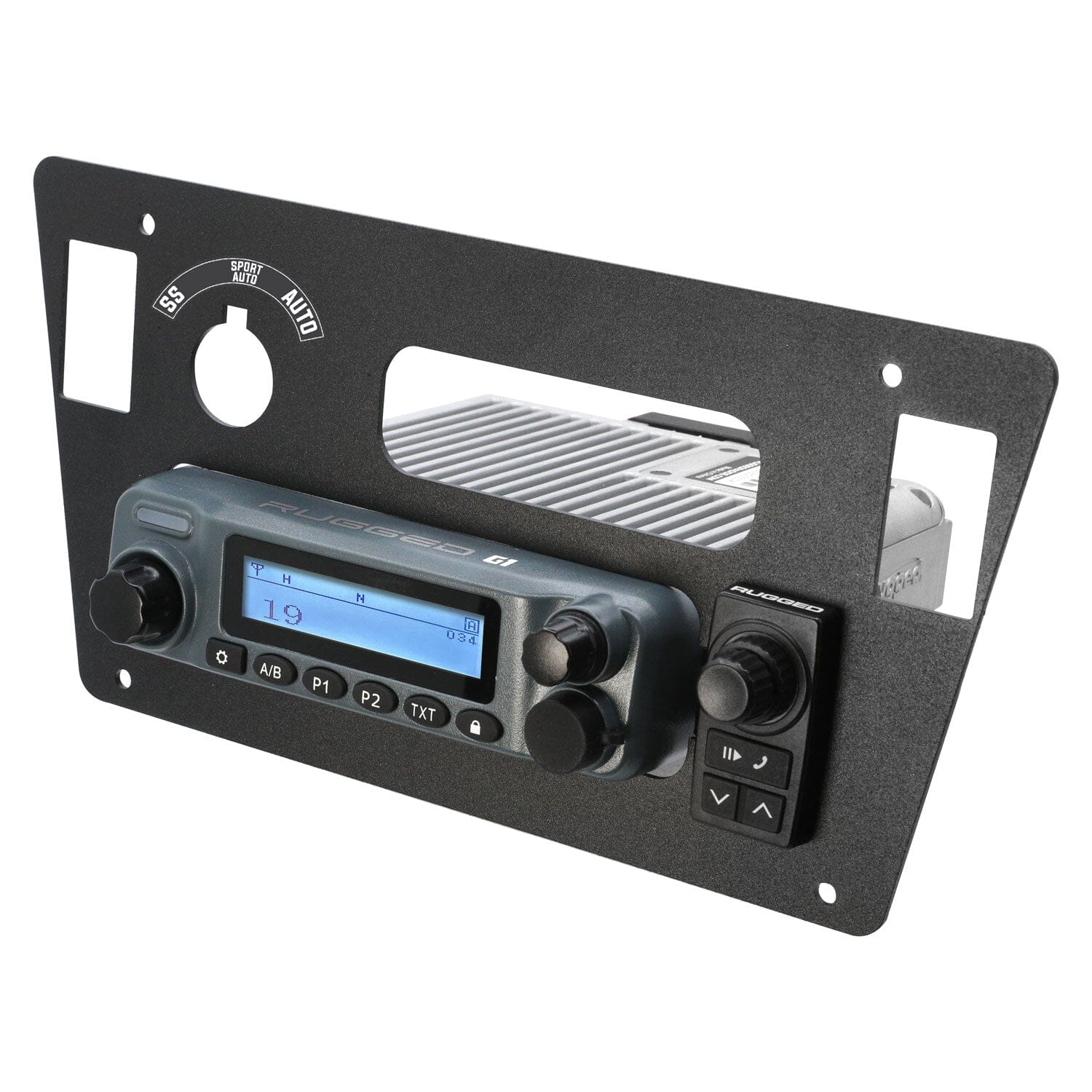 2024 YXZ Mount for Mobile Radio and 696 Rocker Intercom