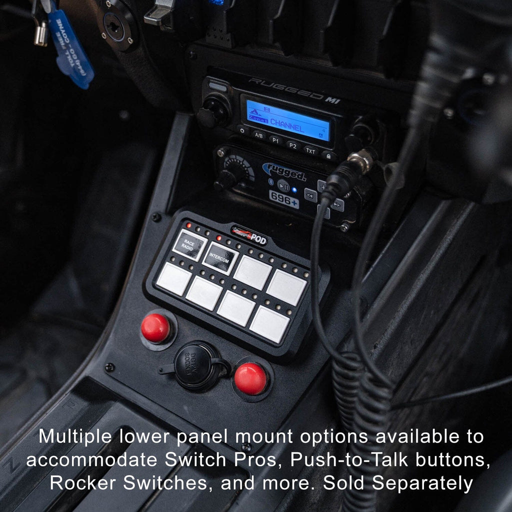 Polaris RZR PRO XP - Turbo R - Pro R - Complete Communication Kit with Bluetooth Intercom and 2-Way Radio - 696 PLUS Remote Head / M1 VHF Business Band / Radio Side Mount