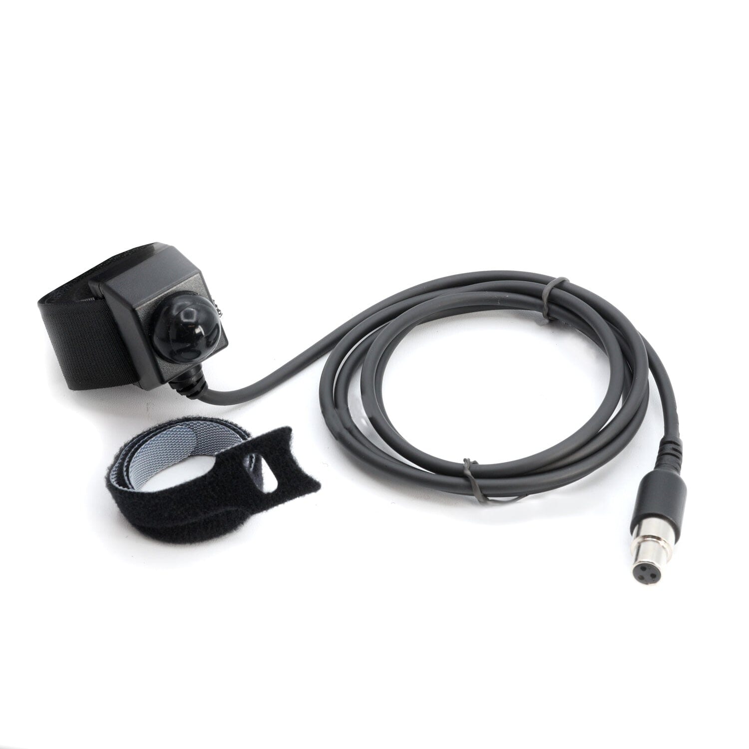 Velcro Mount Push to Talk (PTT) Buttons for Intercoms - Passenger PTT - Straight Cord